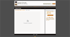 Desktop Screenshot of agapechords.com